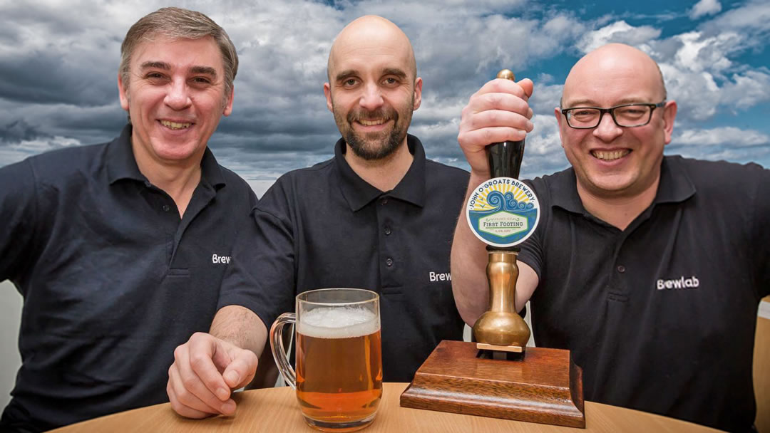 The John o' Groats Brewery team