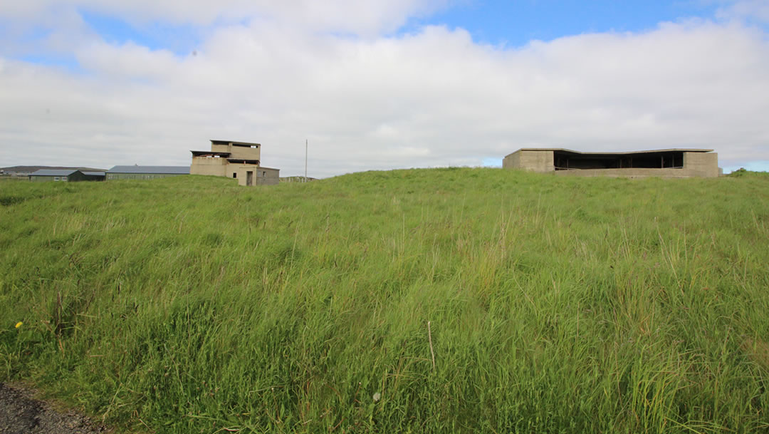 The gun emplacements at Ness Battery