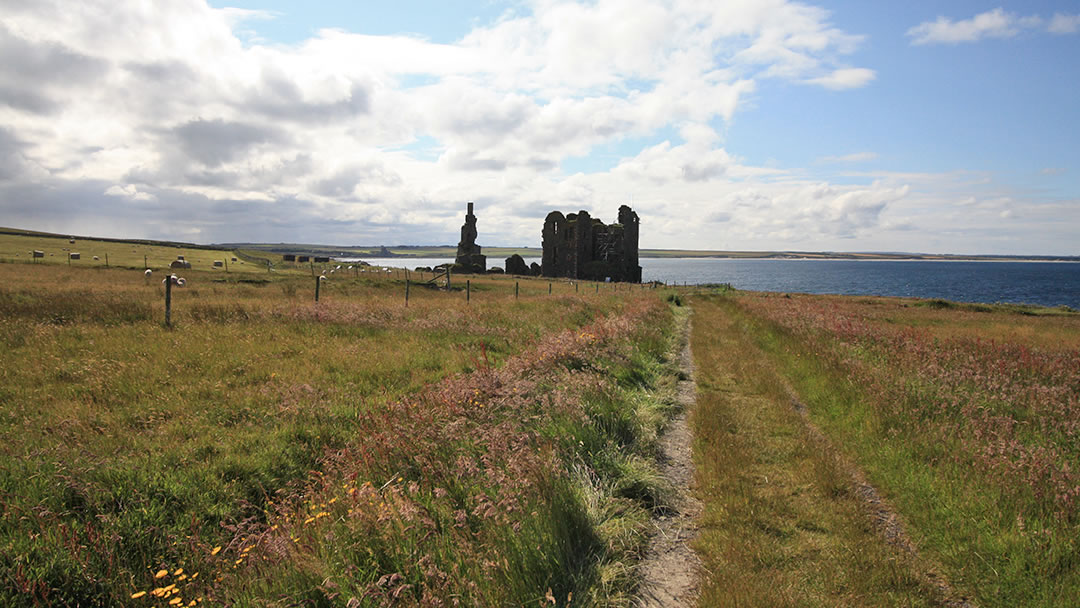 Castle Sinclair Girnigoe on the coast of Caithness near Wick