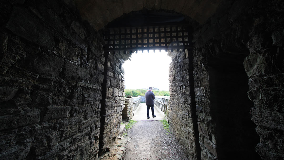 Castle Sinclair Girnigoe portcullis