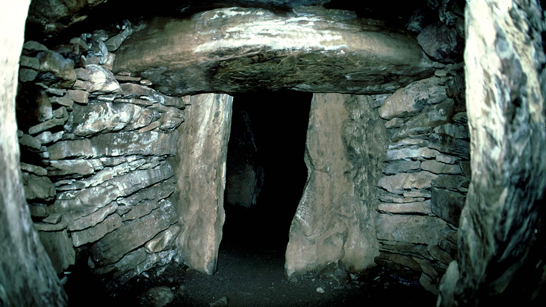 The inner chamber of the Round Cairn at the Grey Cairns of Camster