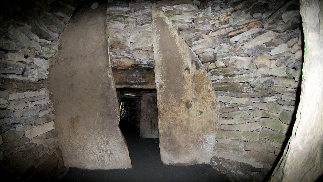 Inside the Grey Cairns of Camster