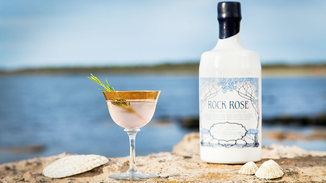 Rock Rose Gin from the Dunnet Bay Distillery