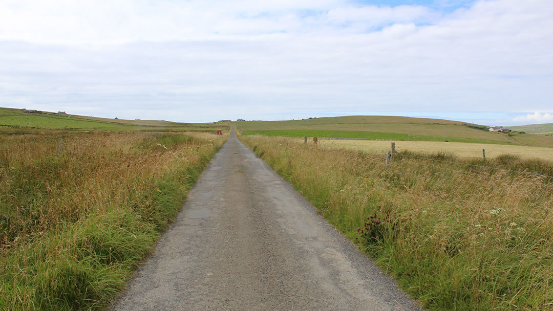 Farms in Graemsay in the Orkney islands
