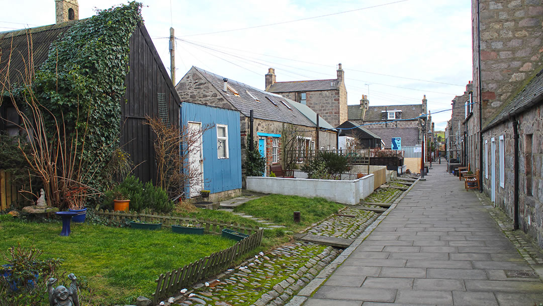 Footdee in Aberdeen - street