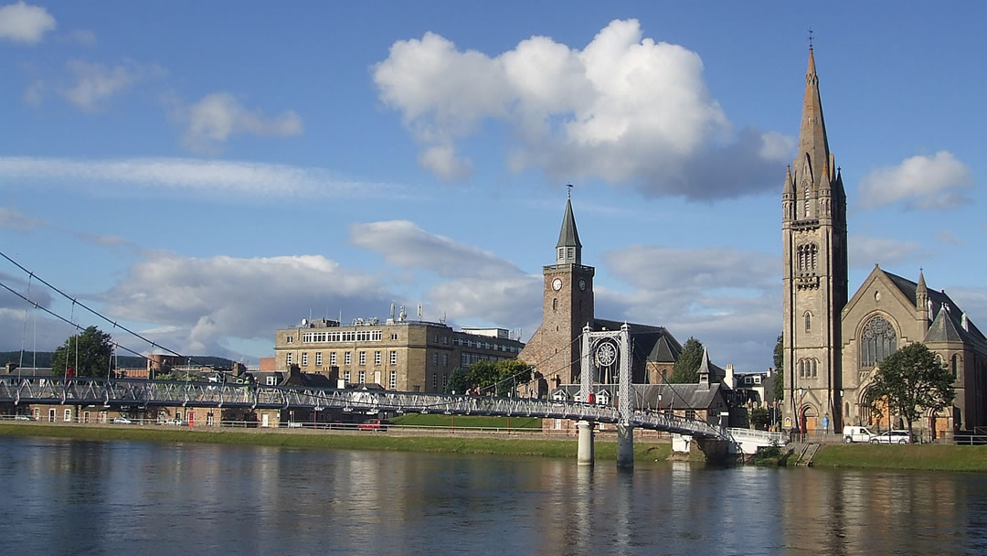 Greig St Bridge across the River Ness, Inverness