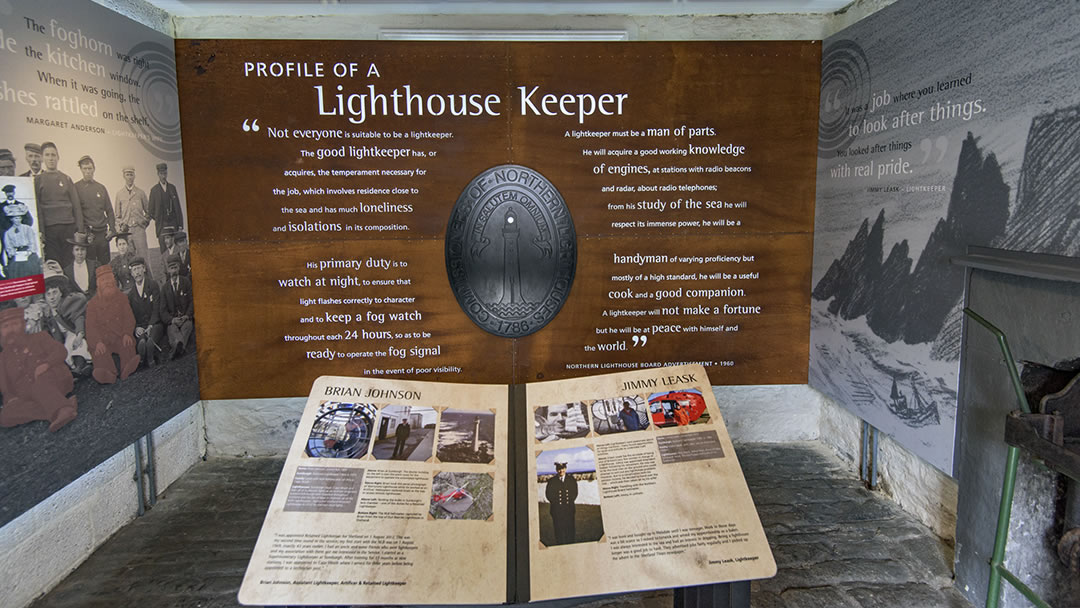 Lighthouse Keeper Display at Sumburgh Head