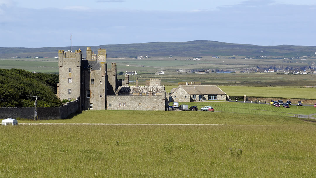 Looking across to the Castle of Mey in Caithness