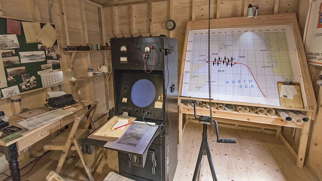 Radar Station at Sumburgh Head in Shetland