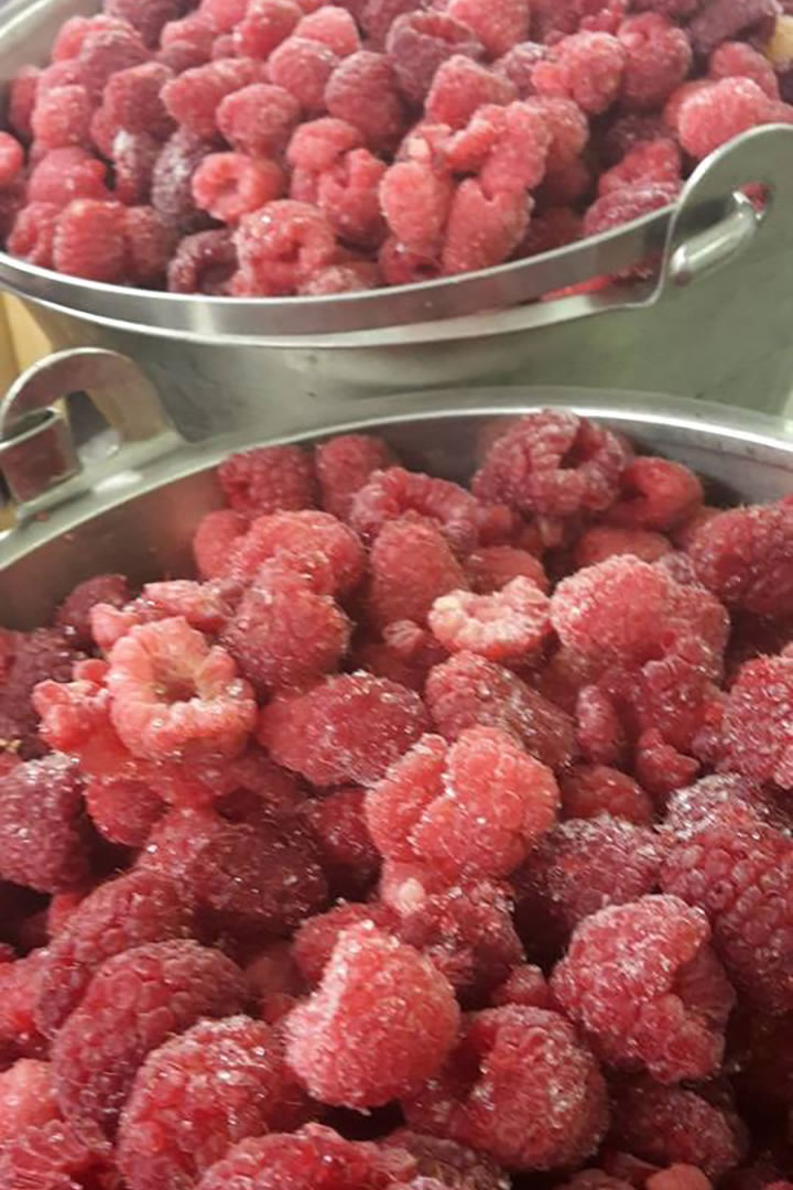 Raspberries from Angus