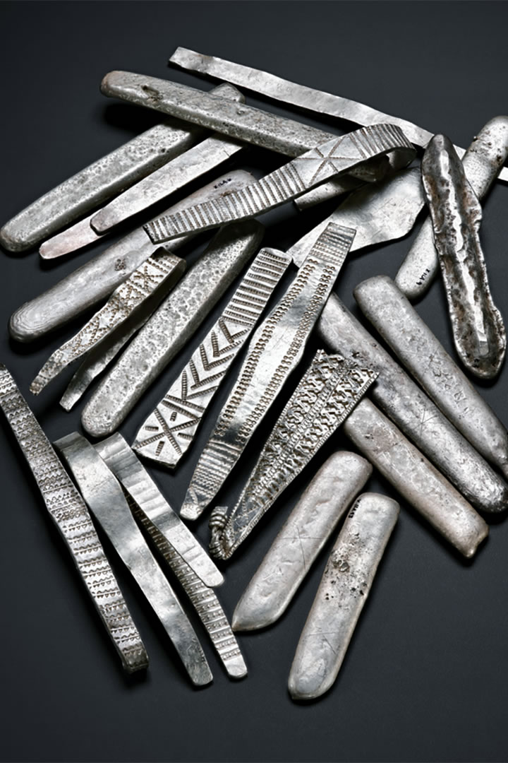 Silver bullion from the upper layer of the Galloway Hoard