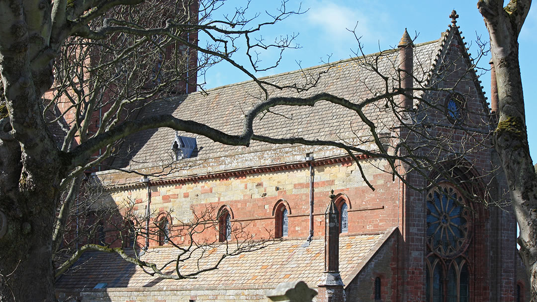 Small windows in St Magnus Cathedral