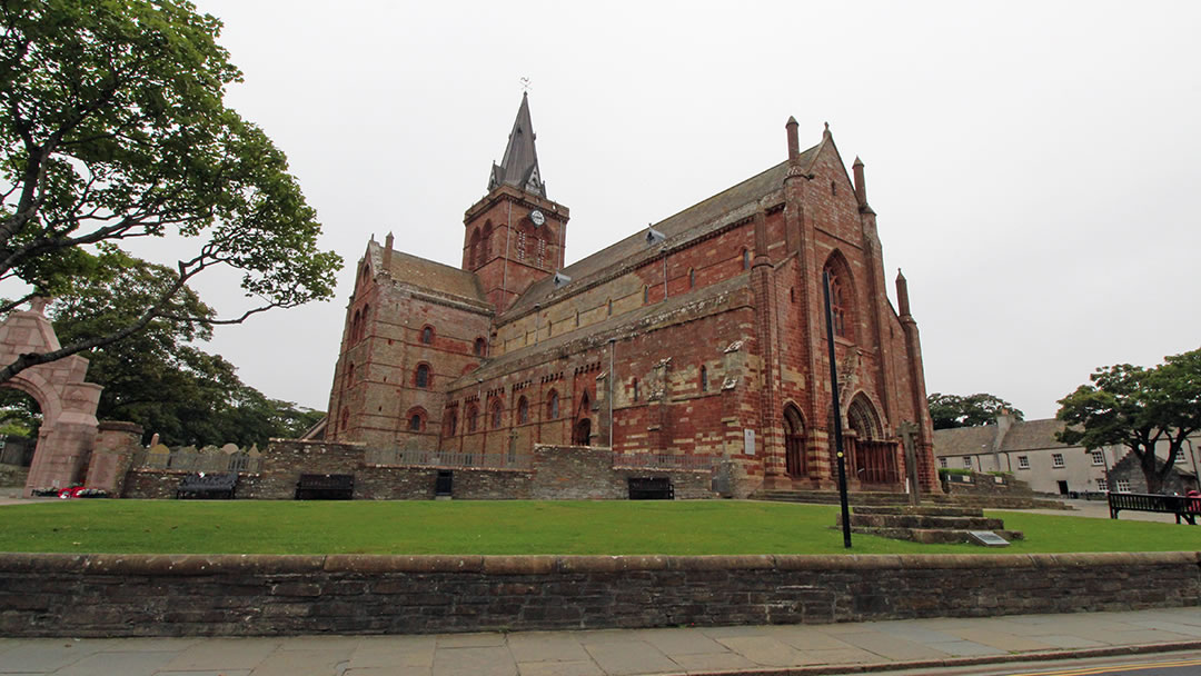 St Magnus Cathedral in Kirkwall, Orkney
