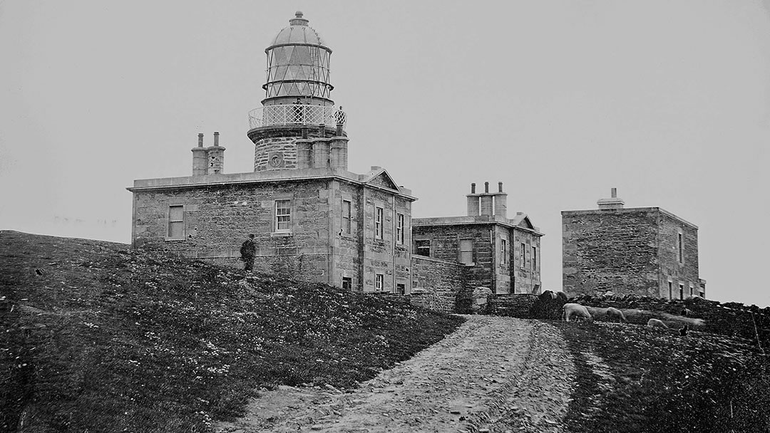 Sumburgh Head Lighthouse, Shetland in the 1870's