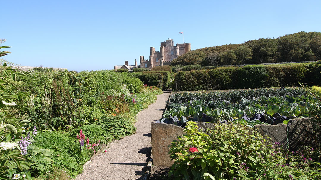 The Castle of Mey garden in Caithness