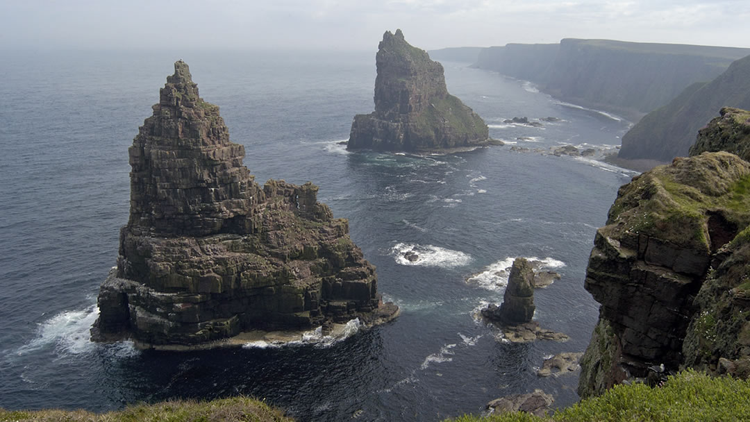 The Duncansby Stacks in Caithness