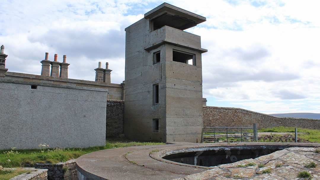 The Graemsay Battery from the Second World War