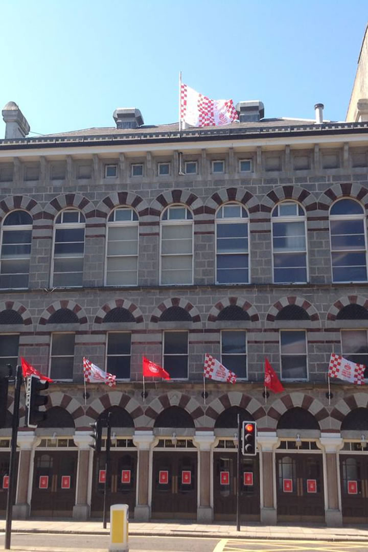 The Tivoli Theatre exterior in Aberdeen