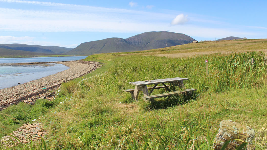 The coastal path around Graemsay