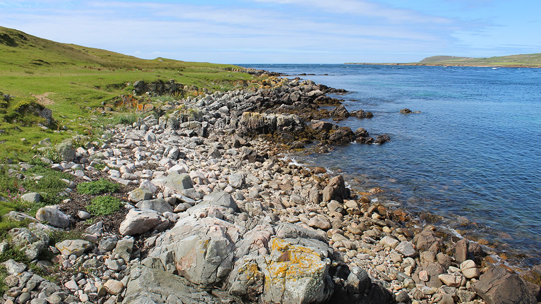 The north coast of Graemsay