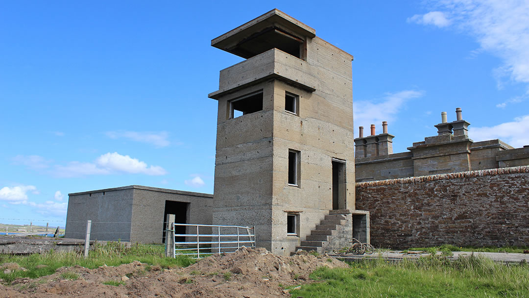 The watch tower in Graemsay