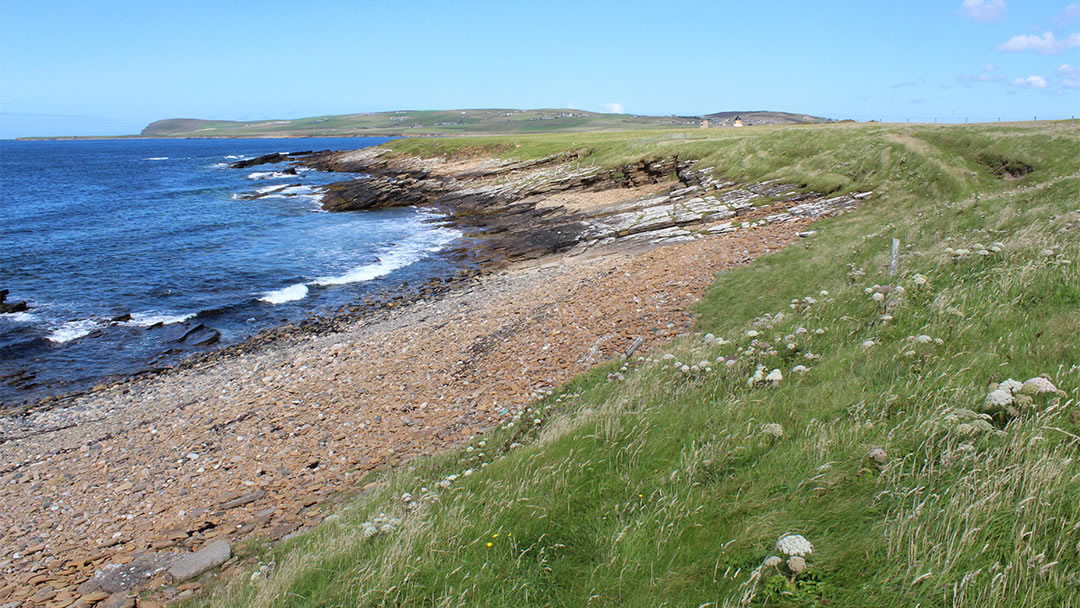 The west coast of Graemsay in Orkney
