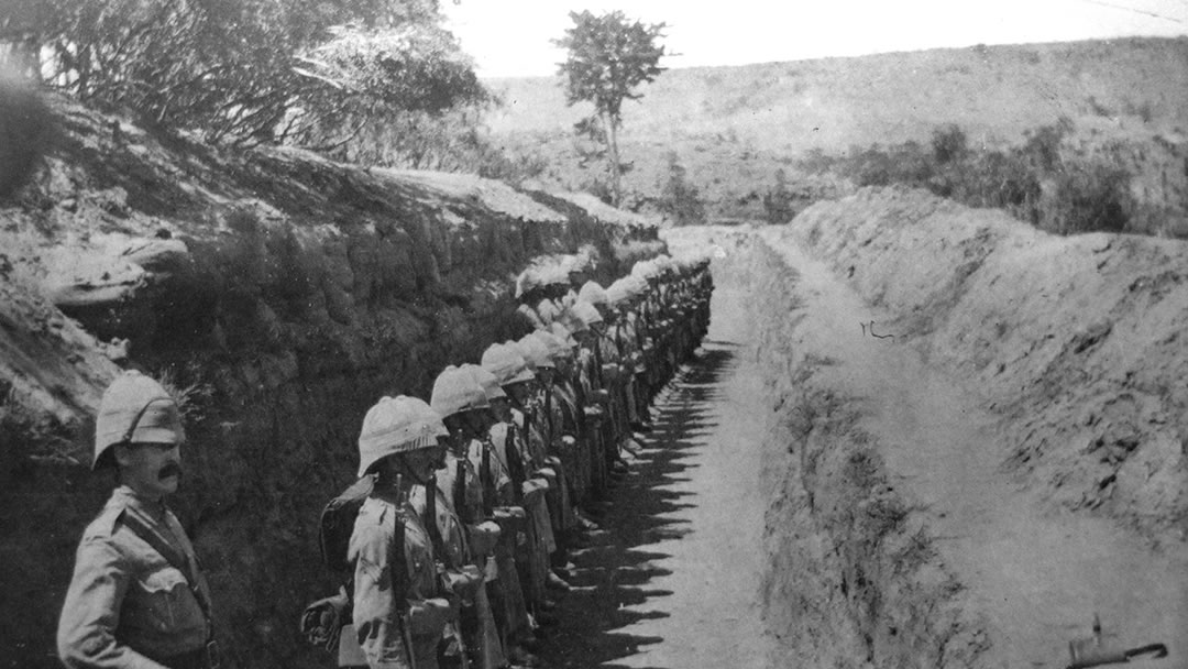 Guard mounting under shell fire