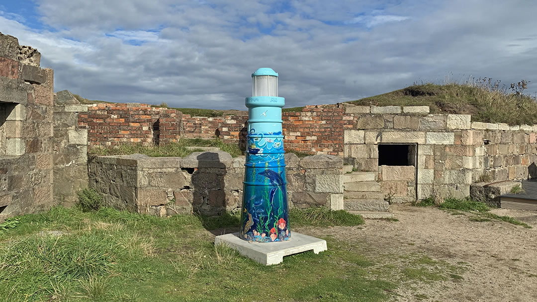 Model Lighthouse at Torry Battery