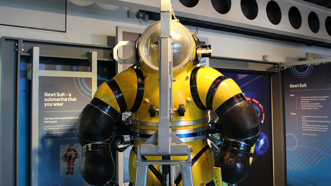 Newt Suit at the Aberdeen Maritime Museum