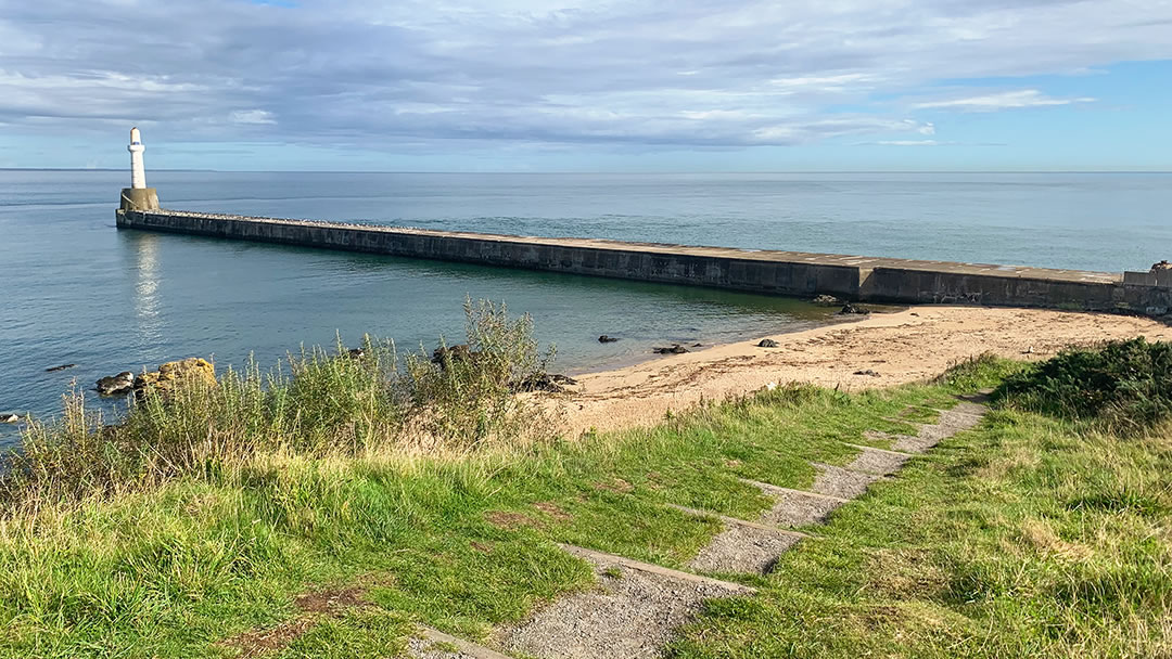 Path leading down to the beach