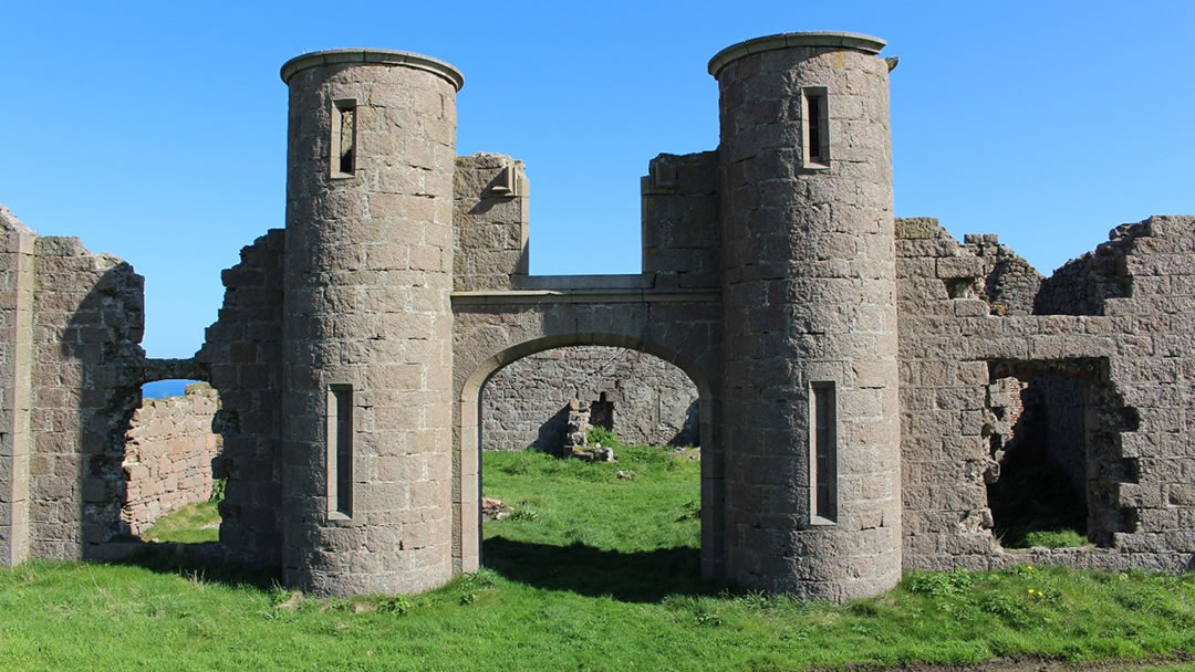 Slains Castle in Aberdeenshire