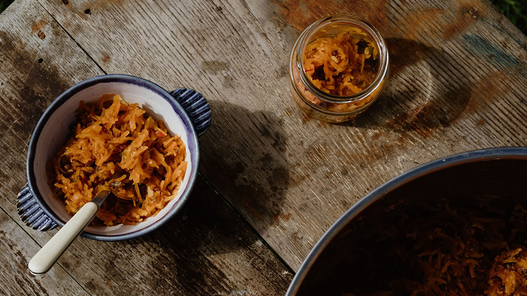 Spiced Carrot Chutney recipe from Shetland