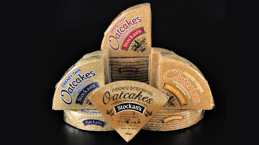 Stockan's Oatcakes - the triangle-shaped range