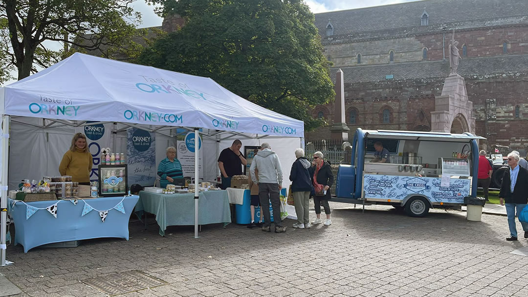 Taste of Orkney stand