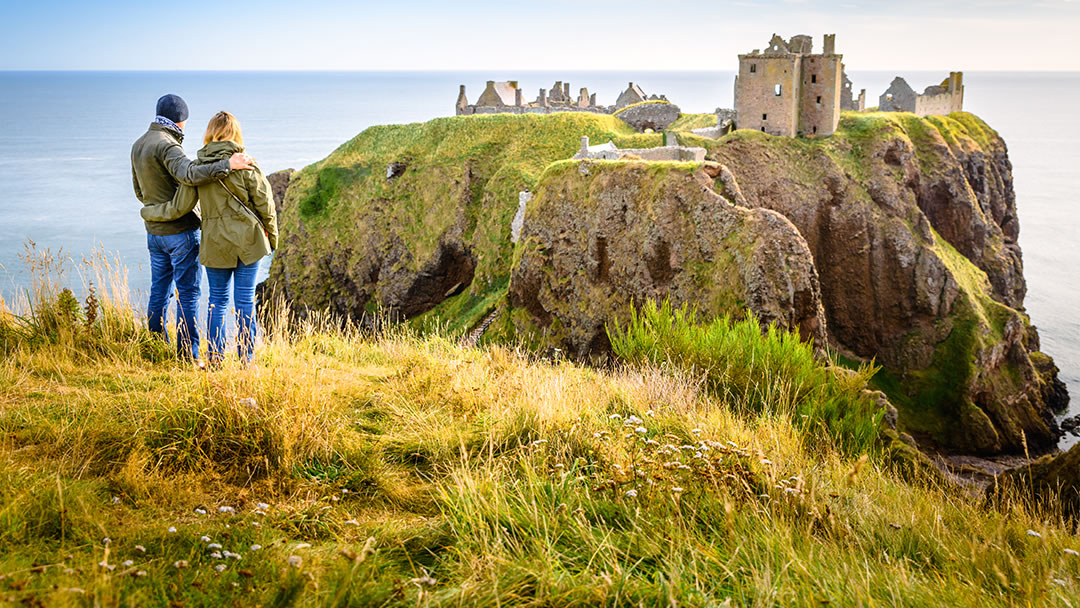 Visiting Dunnottar Castle