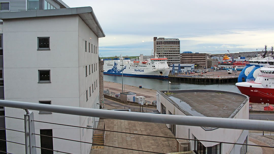 View of Aberdeen harbour