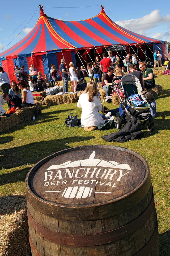Banchory Beer Festival tent