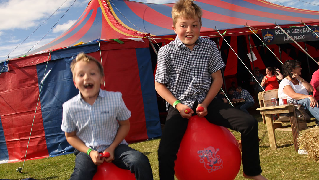 Children at the Banchory Beer Festival