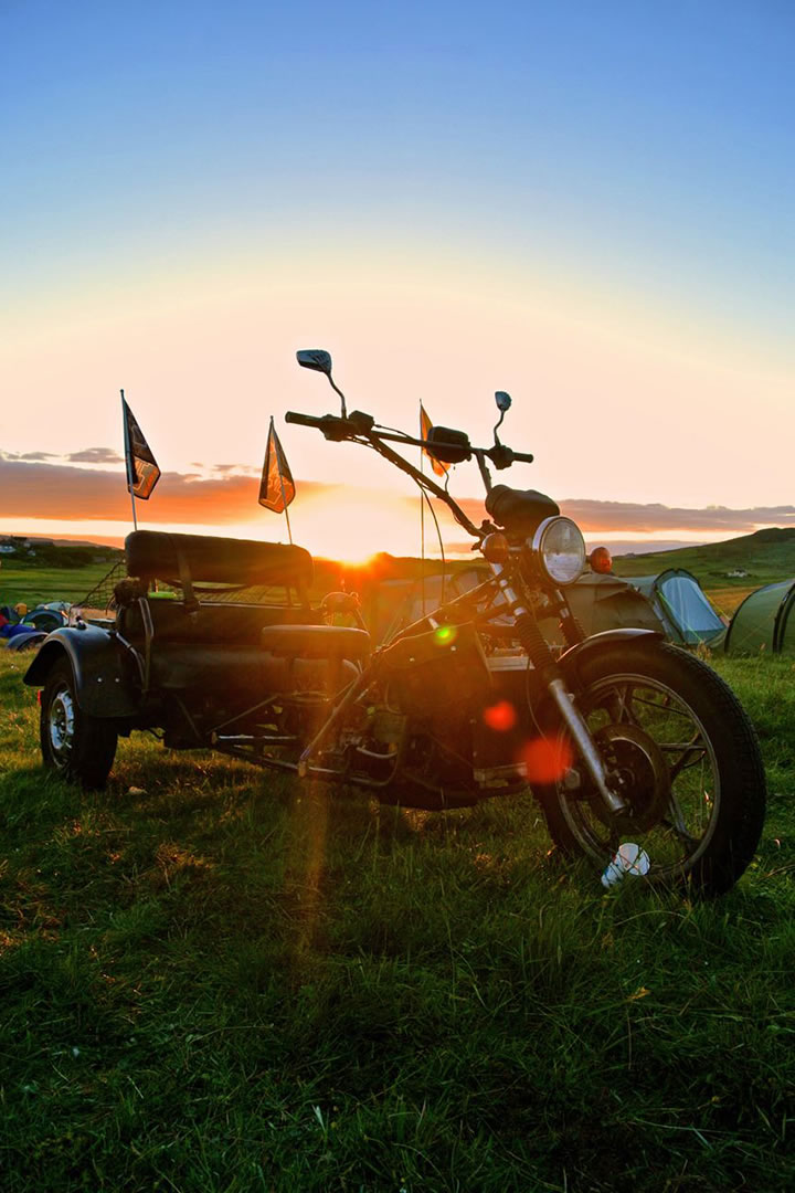 A Trike at the Simmer Dim Rally