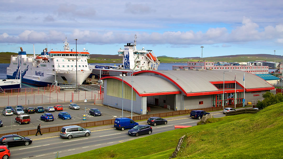 Holmsgarth Ferry Terminal in Lerwick, Shetland