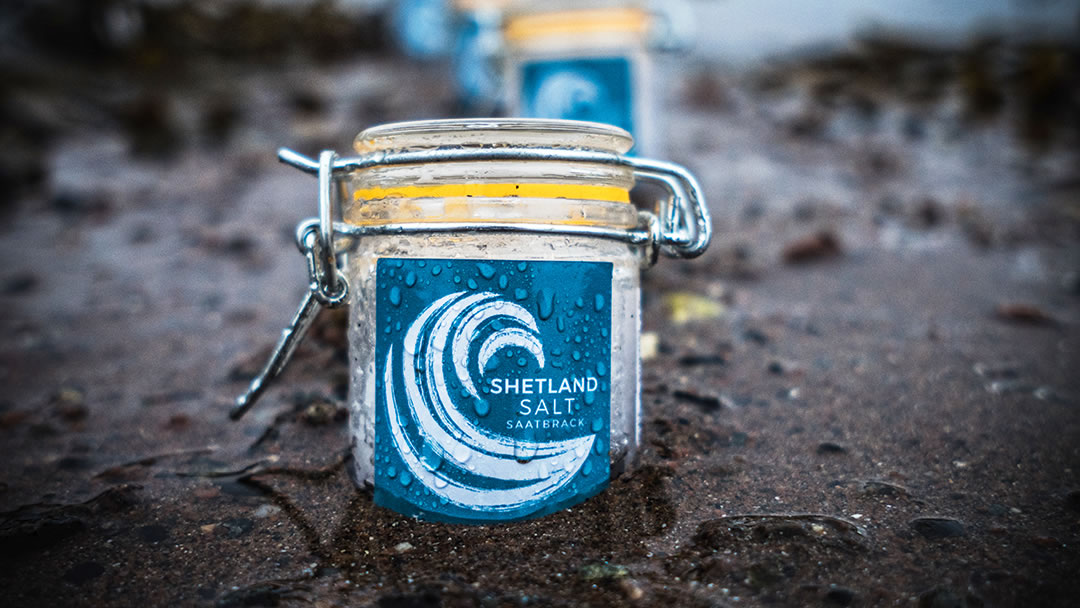 A jar of Handmade Shetland Salt