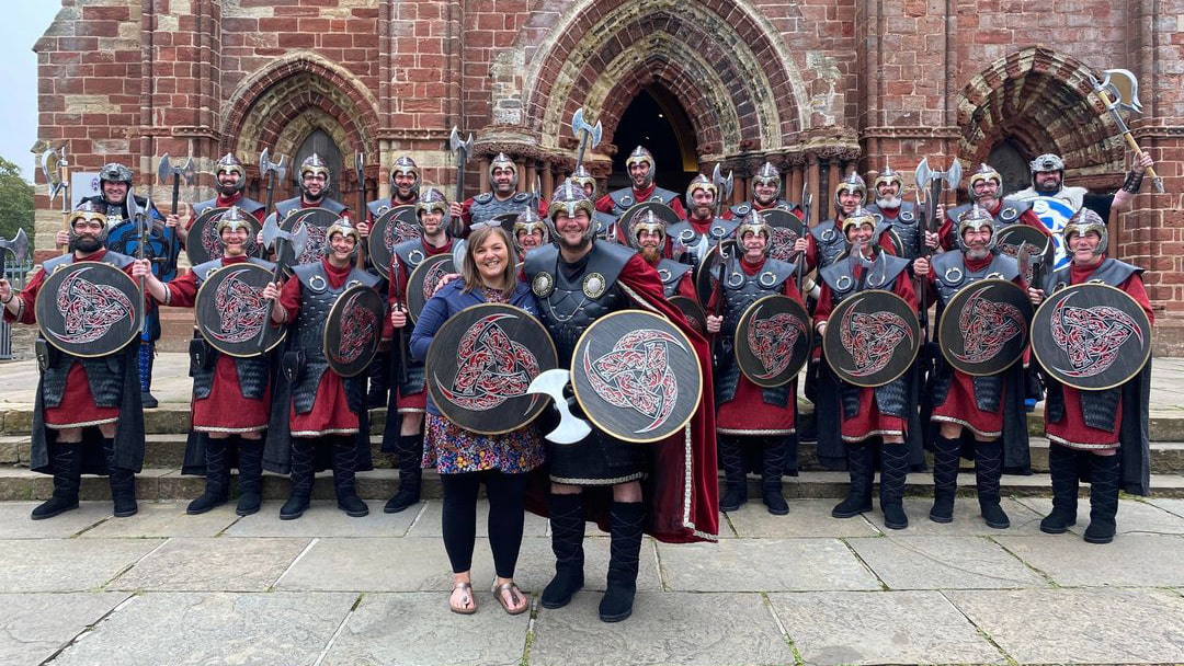 Marketing Officer, Cheryl Kelday, with the Jarl Squad