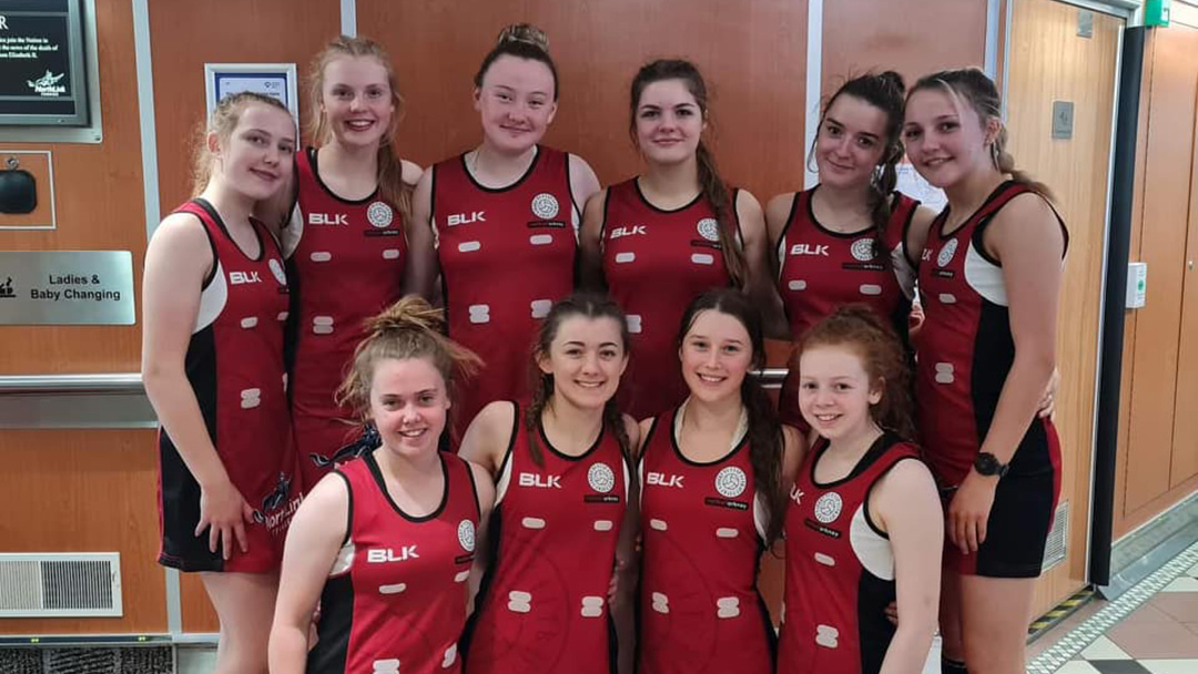 Netball Orkney girls team