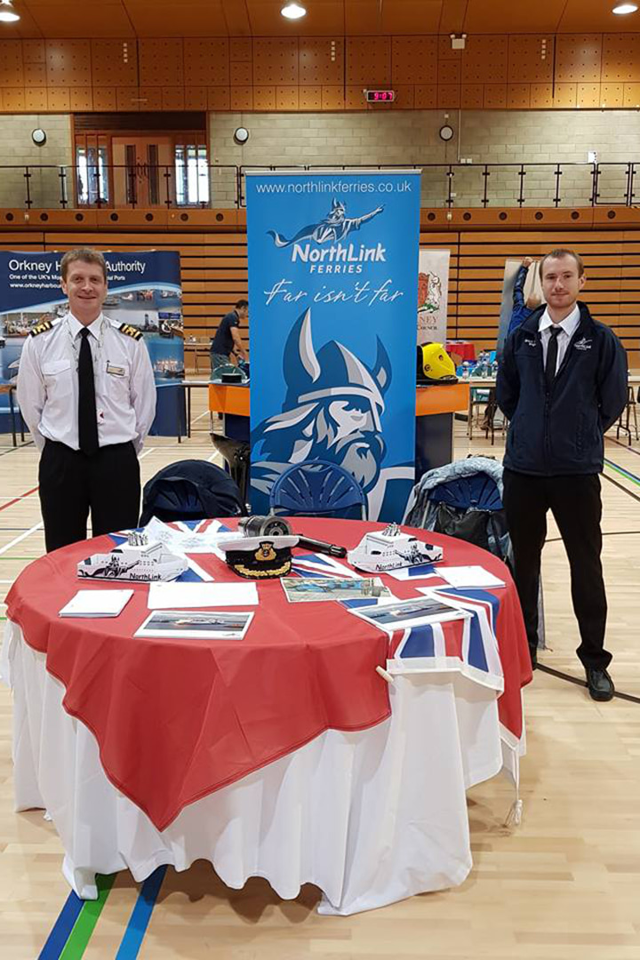 NorthLink Ferries stand at Orkney Careers Fair