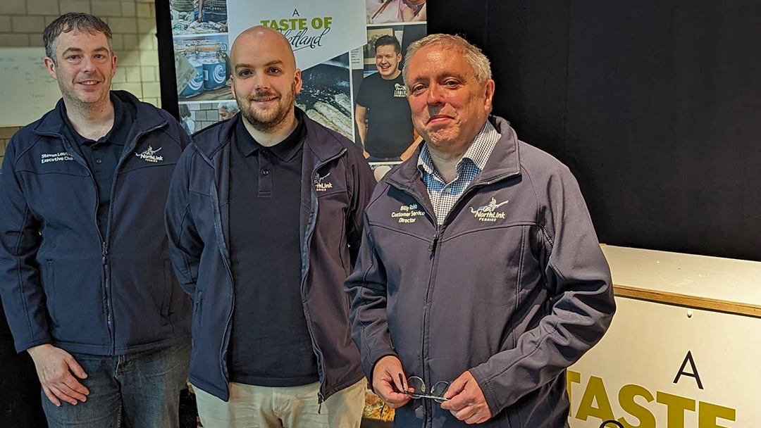 NorthLink Ferries staff attending the Taste of Shetland Festival