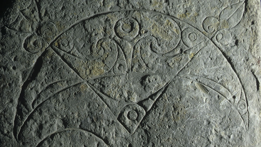 Carving from the Broch of Burrian