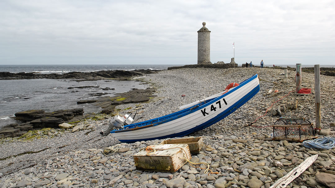 The coast of North Ronaldsay, Orkney