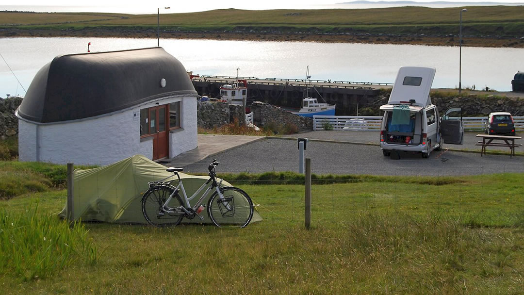 Burravoe Pier Trust Campsite, Yell, Shetland