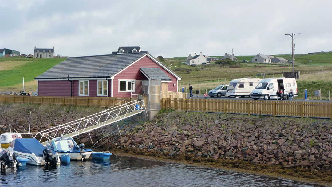 Cunningsburgh Touring Park in Shetland