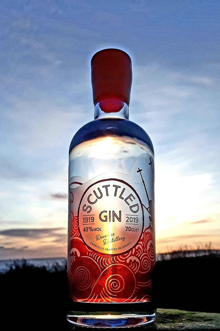 Scuttled Gin sunset